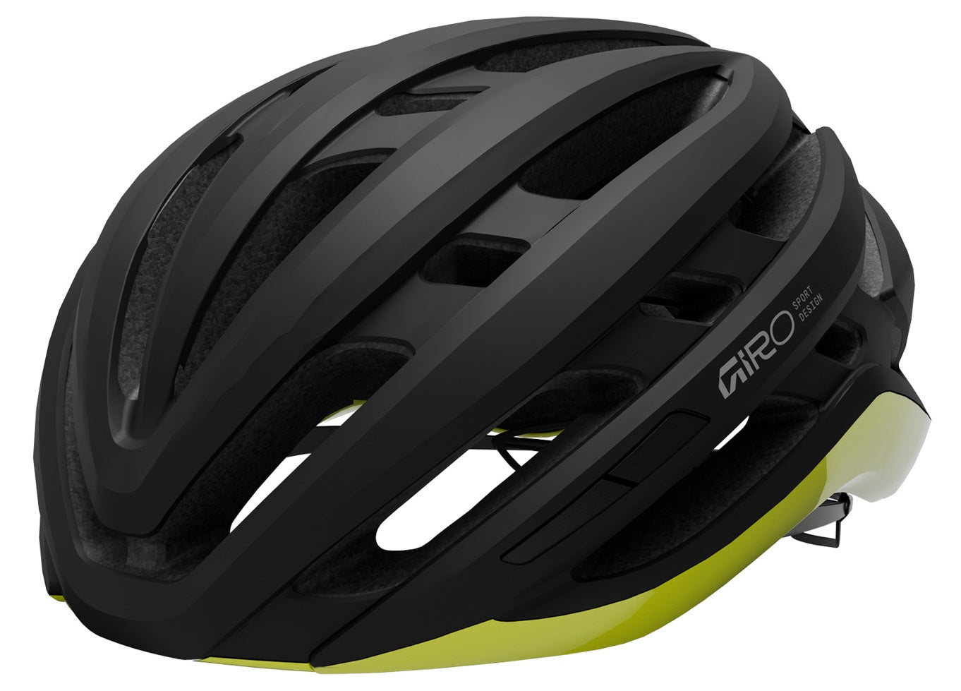Giro Agilis Mips Rennrad-Helm matte black/hi viz - M