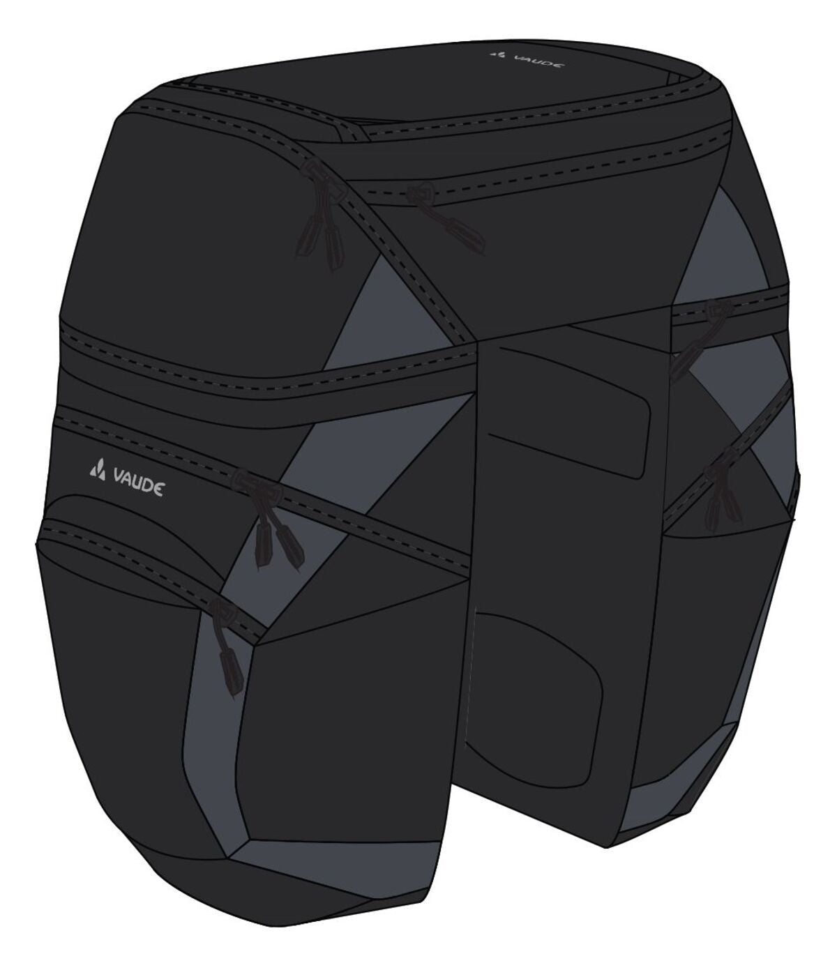 fahrradtaschen vaude karakorum VAUDE Karakorum Pro Gepäckträgertasche schwarz