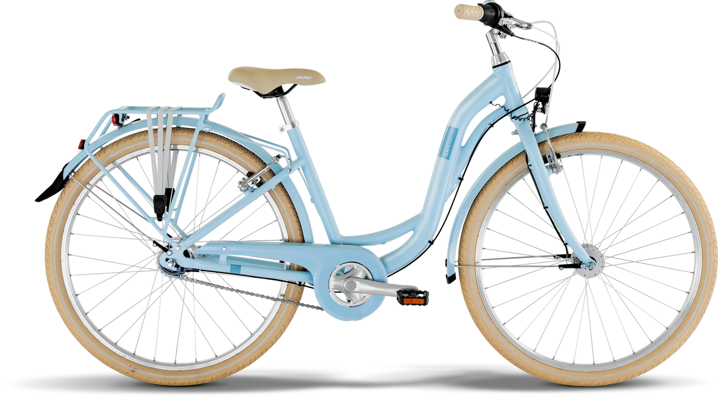 puky fahrrad alt Puky SKYRIDE 26-7 CLASSIC (2026) | 26 Zoll Jugendfahrrad | retro blue