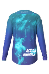 Cube MTB Trikot ROOKIE X Actionteam langarm blue´n´green