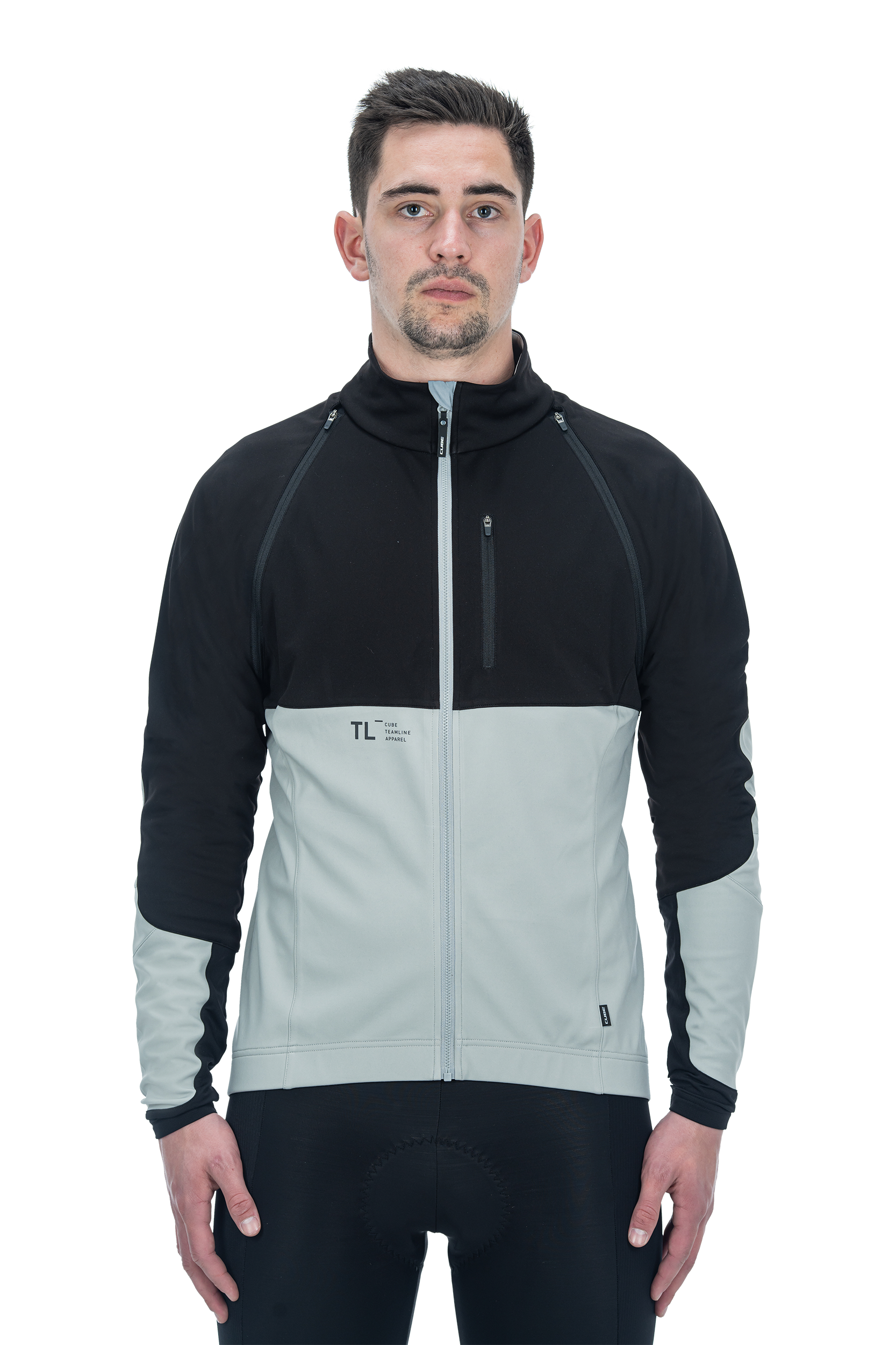 CUBE TEAMLINE Multifunktionsjacke black´n´grey