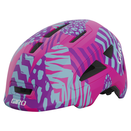Giro Scamp II Helm matte pink animal