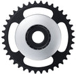 Shimano STEPS E6100 Kettenblatt Cl:46,5mm ohne Kettenschutz silber