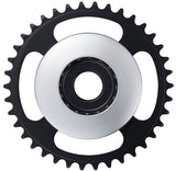 Shimano STEPS E6100 Kettenblatt Cl:46,5mm ohne Kettenschutz silber